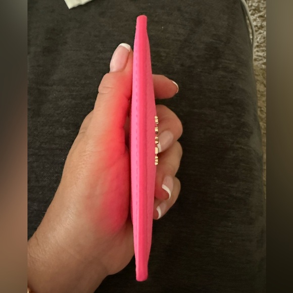 Furla authentic Vibrant hot Pink Card Case all included NWT - Picture 4 of 7